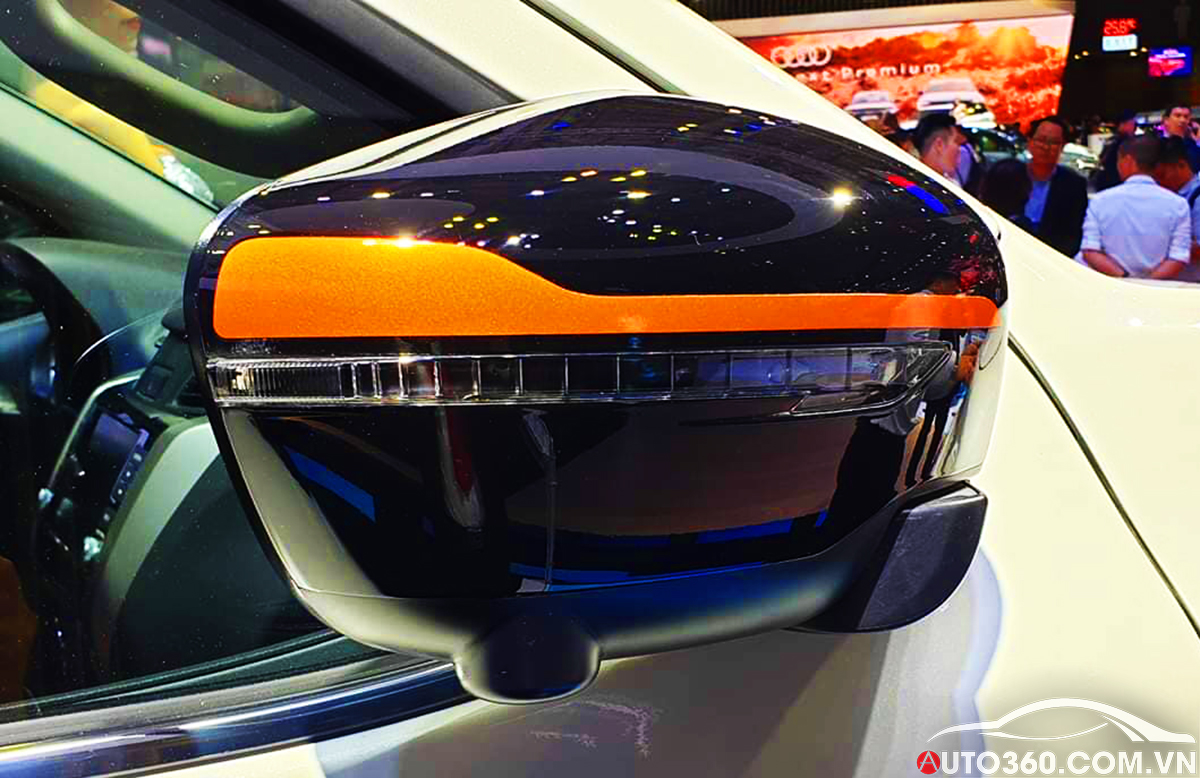 Gương chiếu hậu tích hợp camera trên Nissan Navara 2021