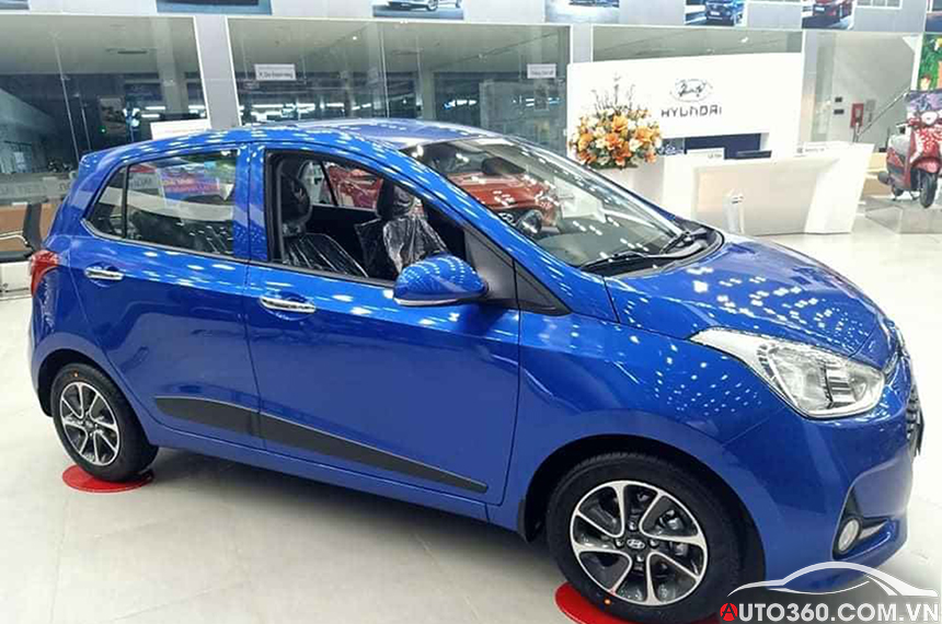 Hyundai i10 tại showroom hyundai Long An