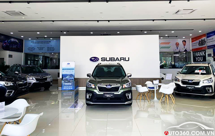 Showroom trưng bày tại Subaru Gia Định
