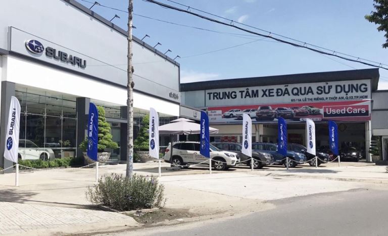 Đại lý Showroom trưng bày xe mới Subaru Gia Định