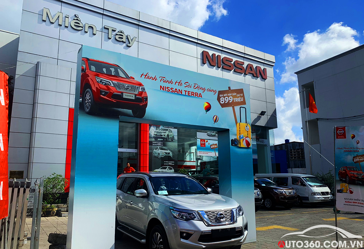 Nissan Miền Tây Bình Tân, Showroom trưng bày và kinh doanh xe Nissan
