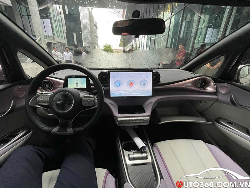 Nội thất BYD Dolphin được giới thiệu tại Việt Nam