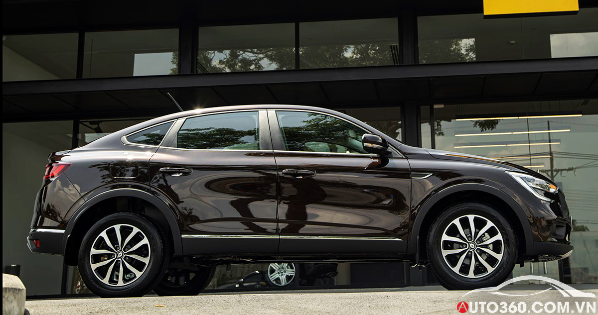 Ngoại thất renault arkana 2021 tại showroom hcm