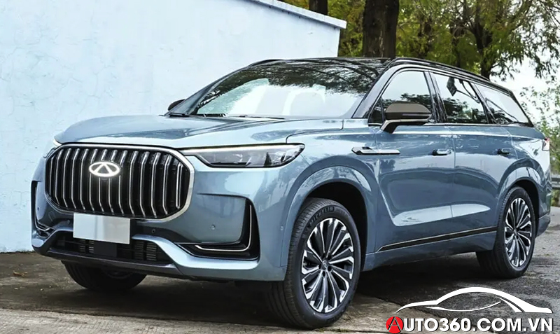 Xe chery Tiggo 9 màu xám 