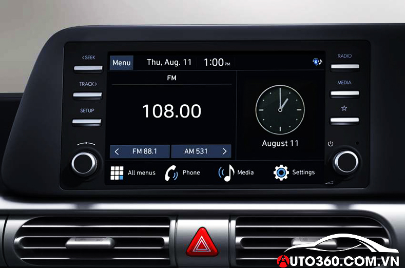màn hình giải trí Hyundai Stargazer