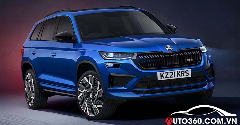 Xe Skoda Kodiaq xanh