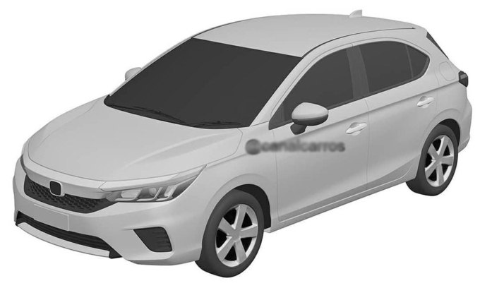 thết kế bề ngoài của xe Honda City Hatchback thế hệ thứ 5