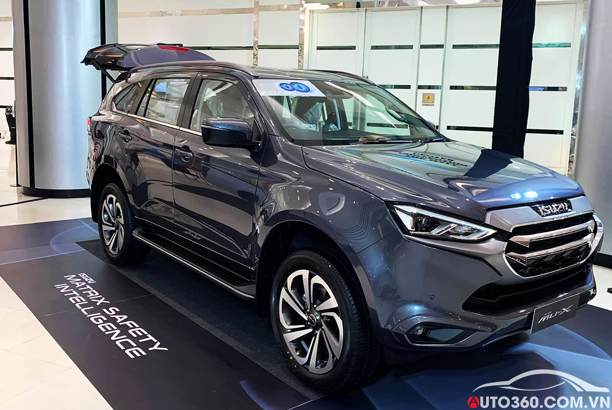 ngoại thất Isuzu MU-X 2020 trông hể thao và mạnh mẽ hơn