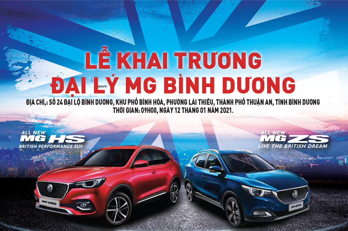 Khai trương đại lý MG Bình Dương