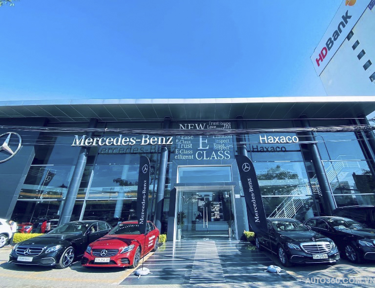 Mercedes benz haxaco h&agrave;ng xanh điện bi&ecirc;n phủ