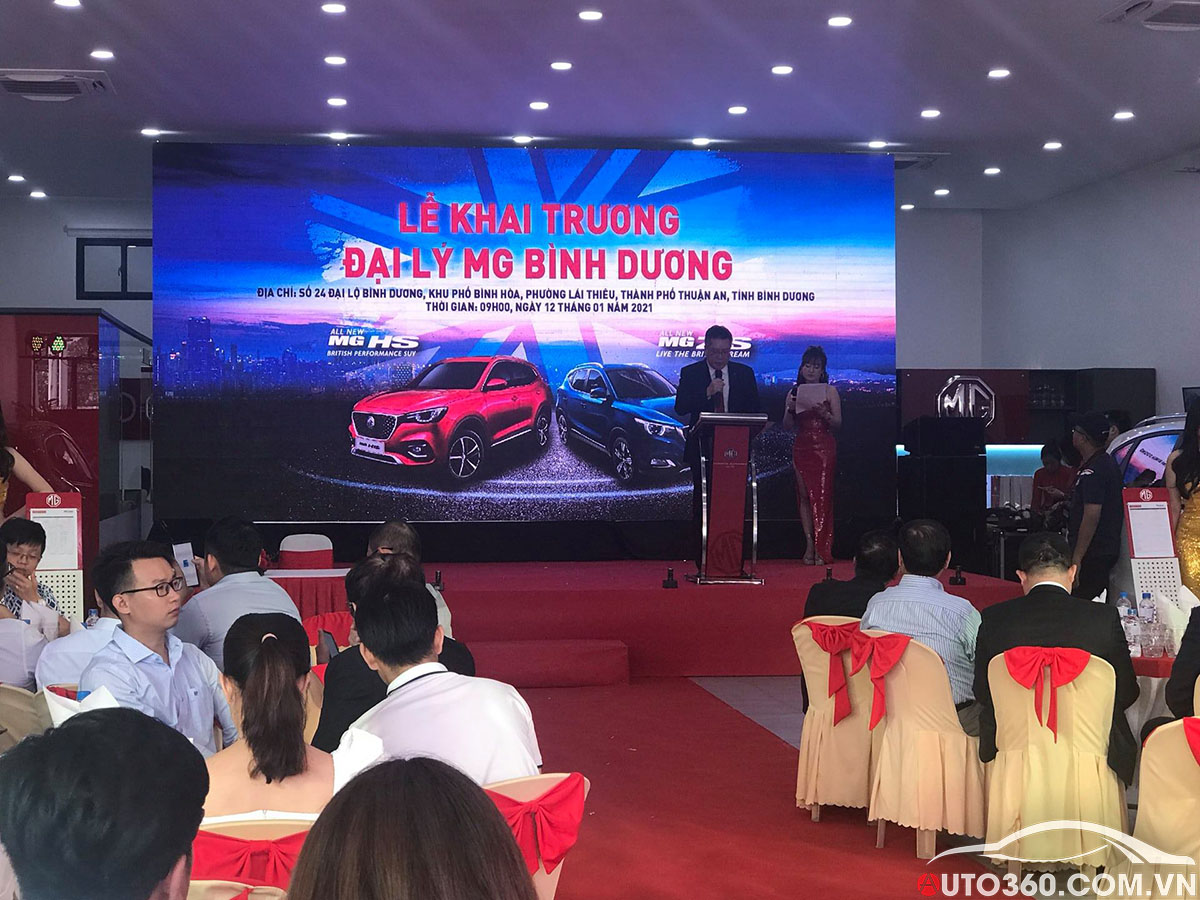 Khai trương Showroom MG B&igrave;nh Dương