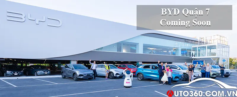 Giới thiệu đại lý BYD Quận 7 - Showroom kinh doanh xe BYD