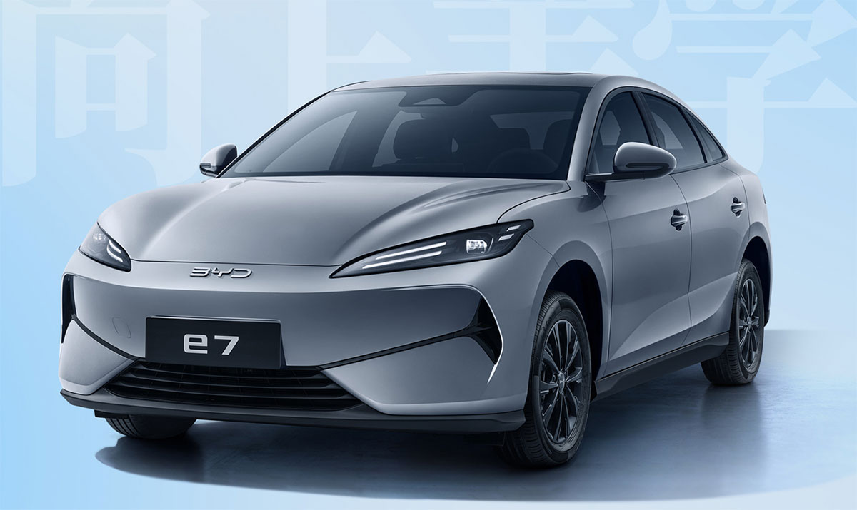 BYD Giới thiệu dòng xe điện e7 mới  giá  từ $14,400