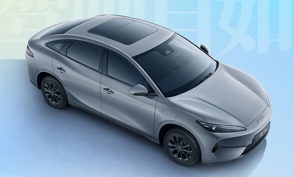 Thiết kế có độ hoàn thiện cao của BYD e7