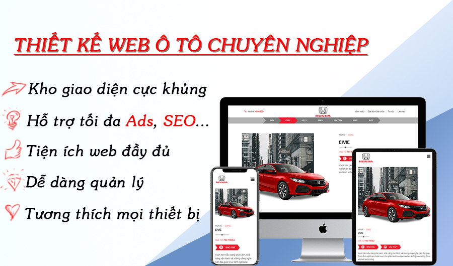 Thiết kế website chuyên nghiệp | Uy Tín - Chất Lượng 