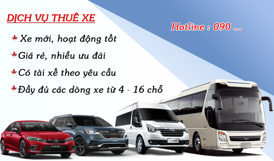 Thuê xe tự lái Đồng Xoài - Bình Phước 