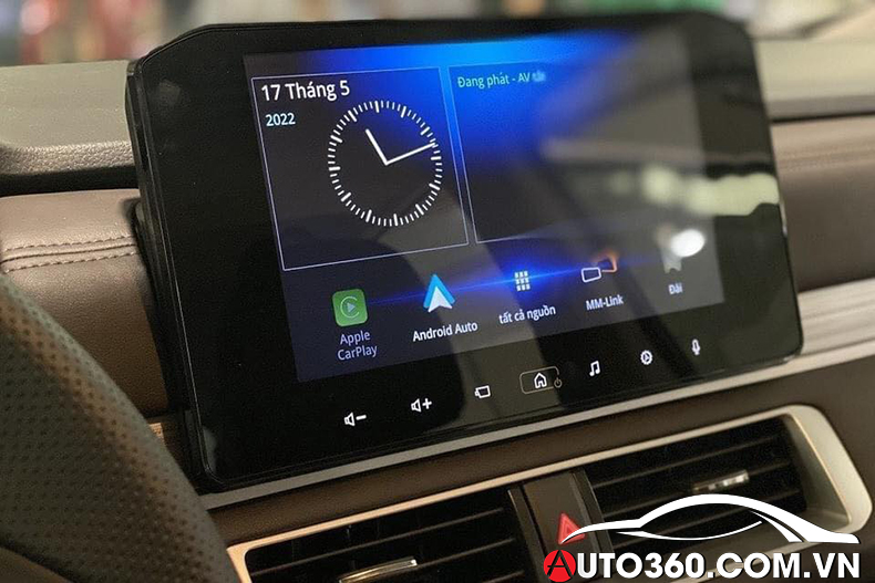 Màn hình 8 inch kết nối đa phương tiện Apple Carplay và Android Audio