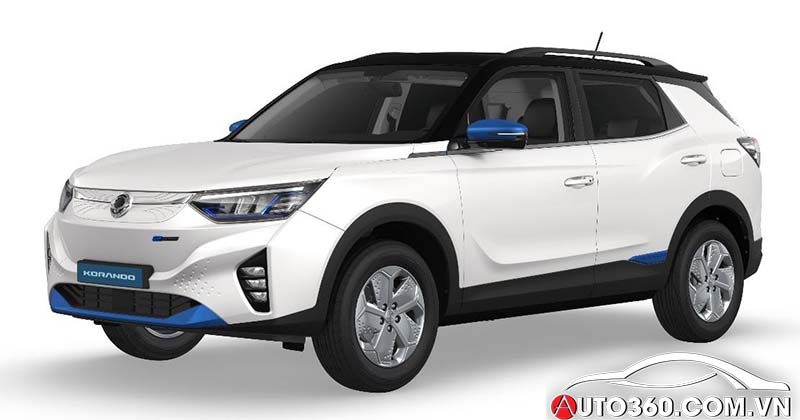 SsangYong Korando e-Motion SUV điện J100 ra mắt năm 2022